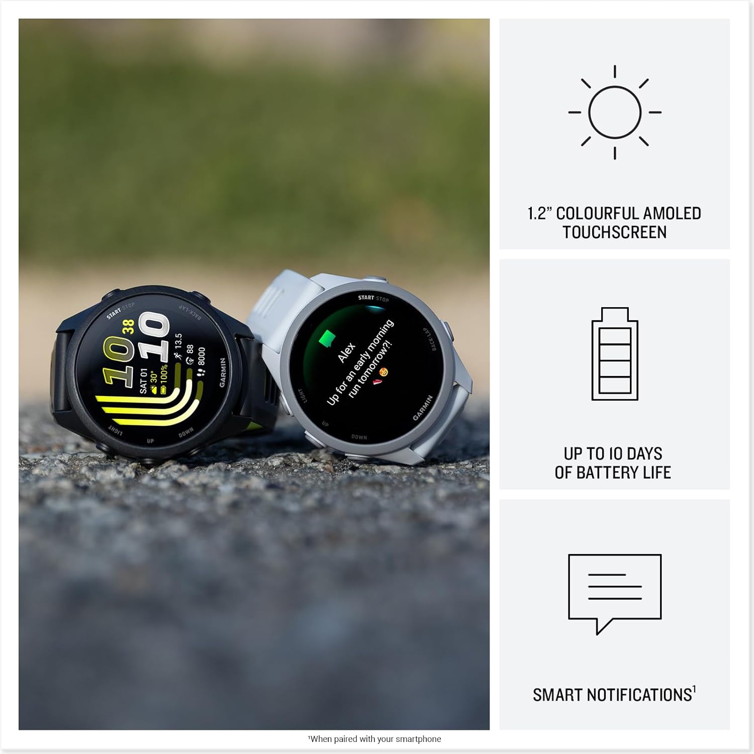  ساعة جارمن الذكية موديل فوريرنر 170 (Garmin Forerunner 170) 