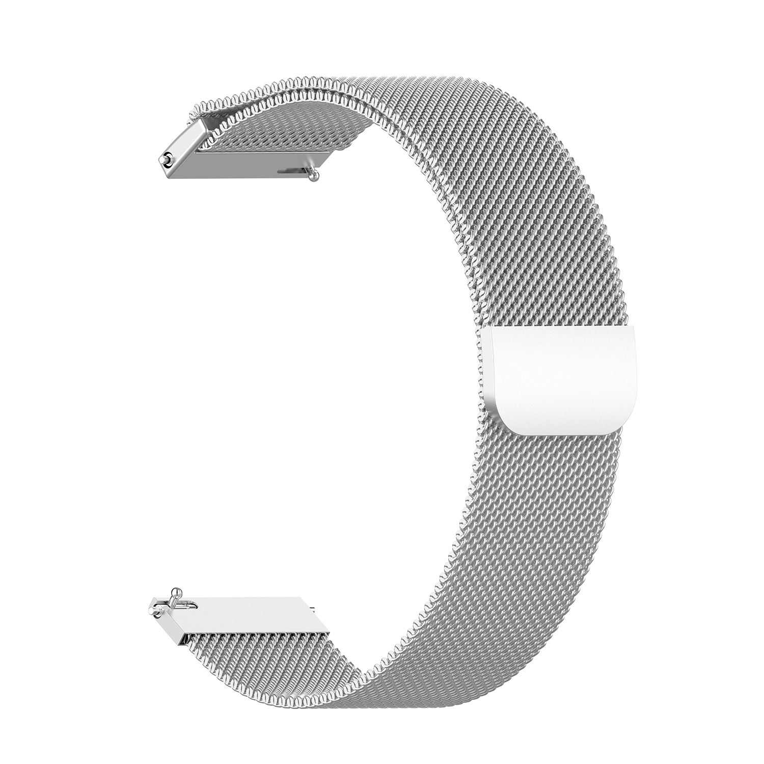  Stainless Steel Replacement Band for SoundPEATS Watch 1 Sliver 