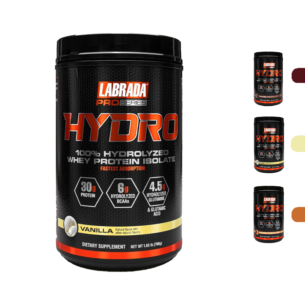  Labrada Pro Series - Hydro 100% Pure Hydrolyzed Whey Protein Isolate 