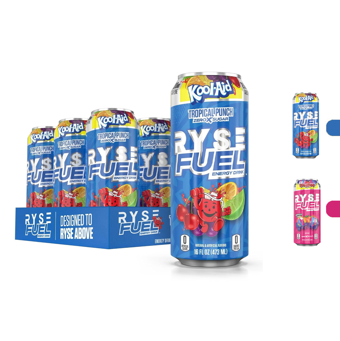  رايس فيول - مشروب الطاقة ما قبل التمرين (12 علبة) - RYSE Fuel Energy Drink 