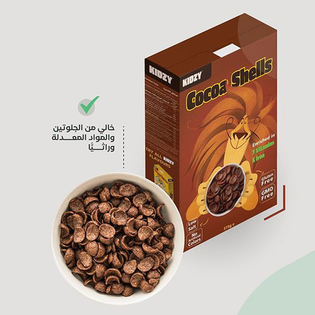  كيدزي - كورن فليكس حلقات الذرة (375 جم) - Kidzy Corn Flakes Maize Hoops 