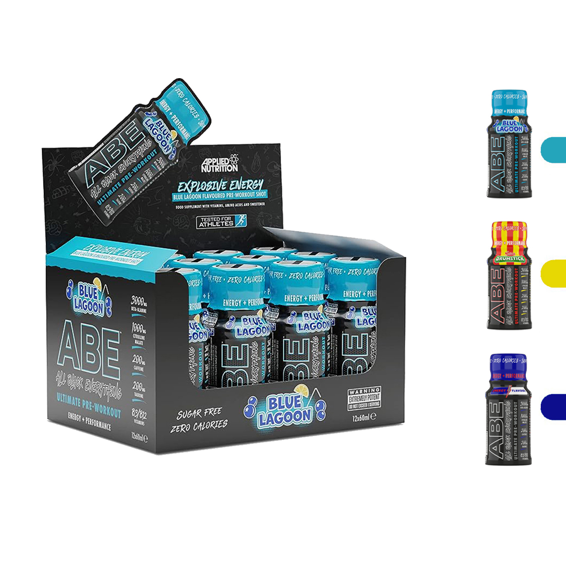  Applied Nutrition ABE Ultimate Pre Workout Shot Blue Lagoon 