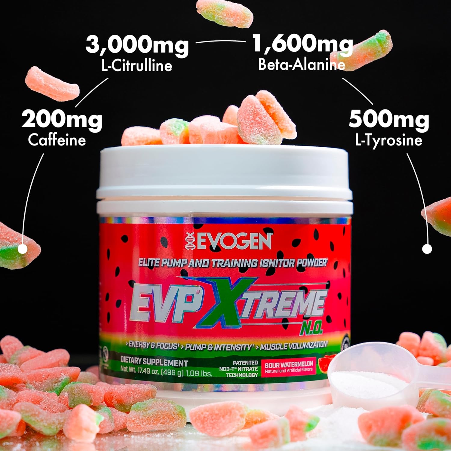  ايفوجين - اي في بي- اكستريم ماقبل التمرين - Evogen EVP- Extreme N.O. Pre-Workout 