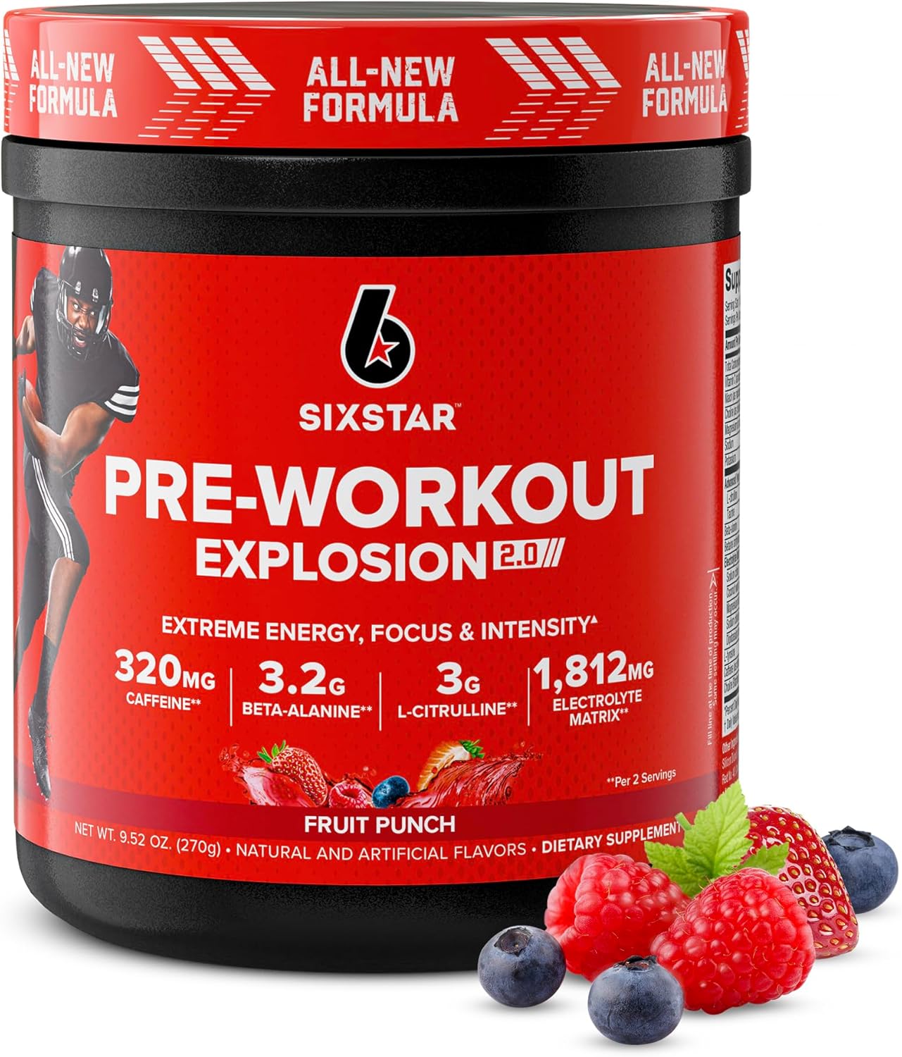  سيكس ستار - اكسبلوجن 2.0 قبل التمرين (270 جم) - Six Star Explosion 2.0 Pre-Workout 