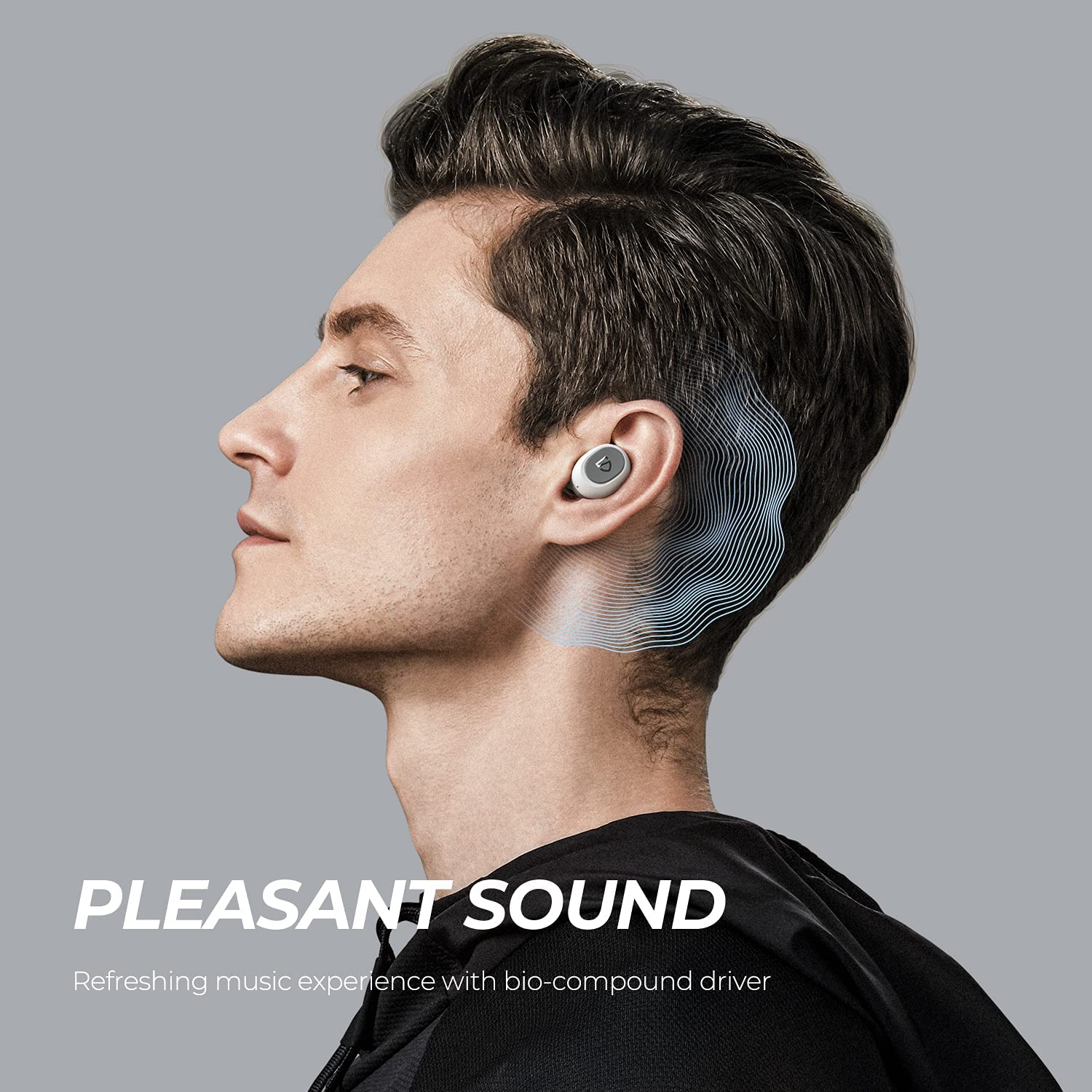 سماعة ساوندبيتس سماعة لاسلكية، موديل تروفري 2(2 SoundPEATS TrueFree)  