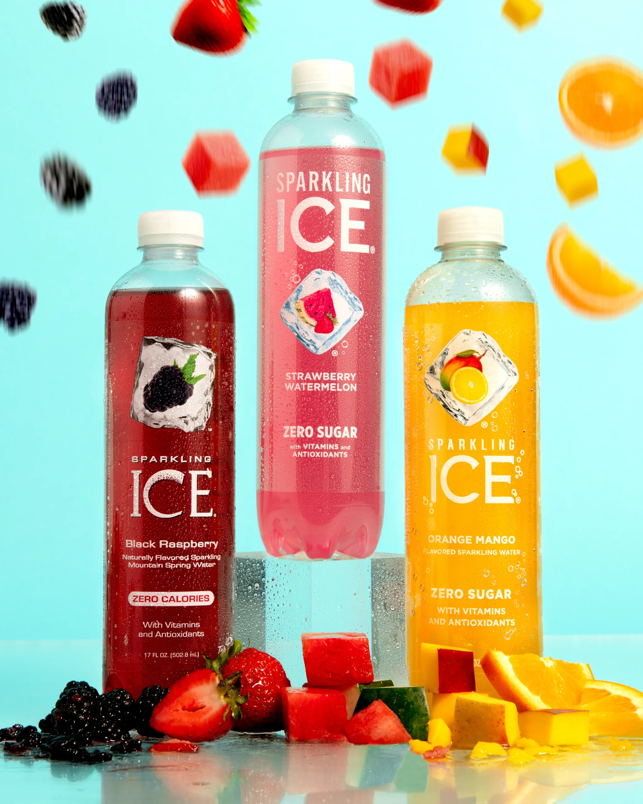  سباركلينج ايس - مياه فوارة مع فيتامينات (12 علبة) - Sparkling Ice Sparkling Water with Vitamins 