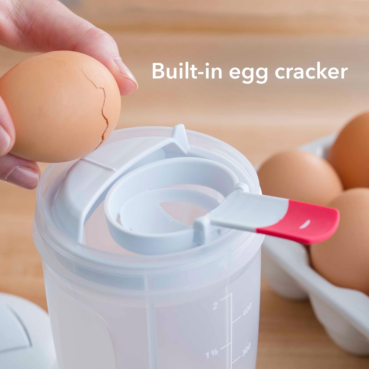 بلندر بوتل - ويسكوير خلاط بيض يدوي (591 مل) - BlenderBottle Whiskware Egg Mixer 
