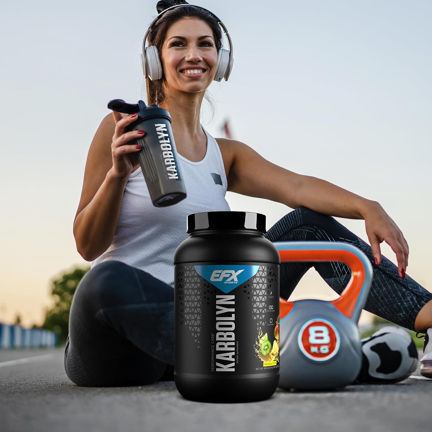   إي إف إكس سبورتس - مكمل الكربوهيدرات كاربولين (4 باوند) EFX SPORTS KARBOLYN FUEL 