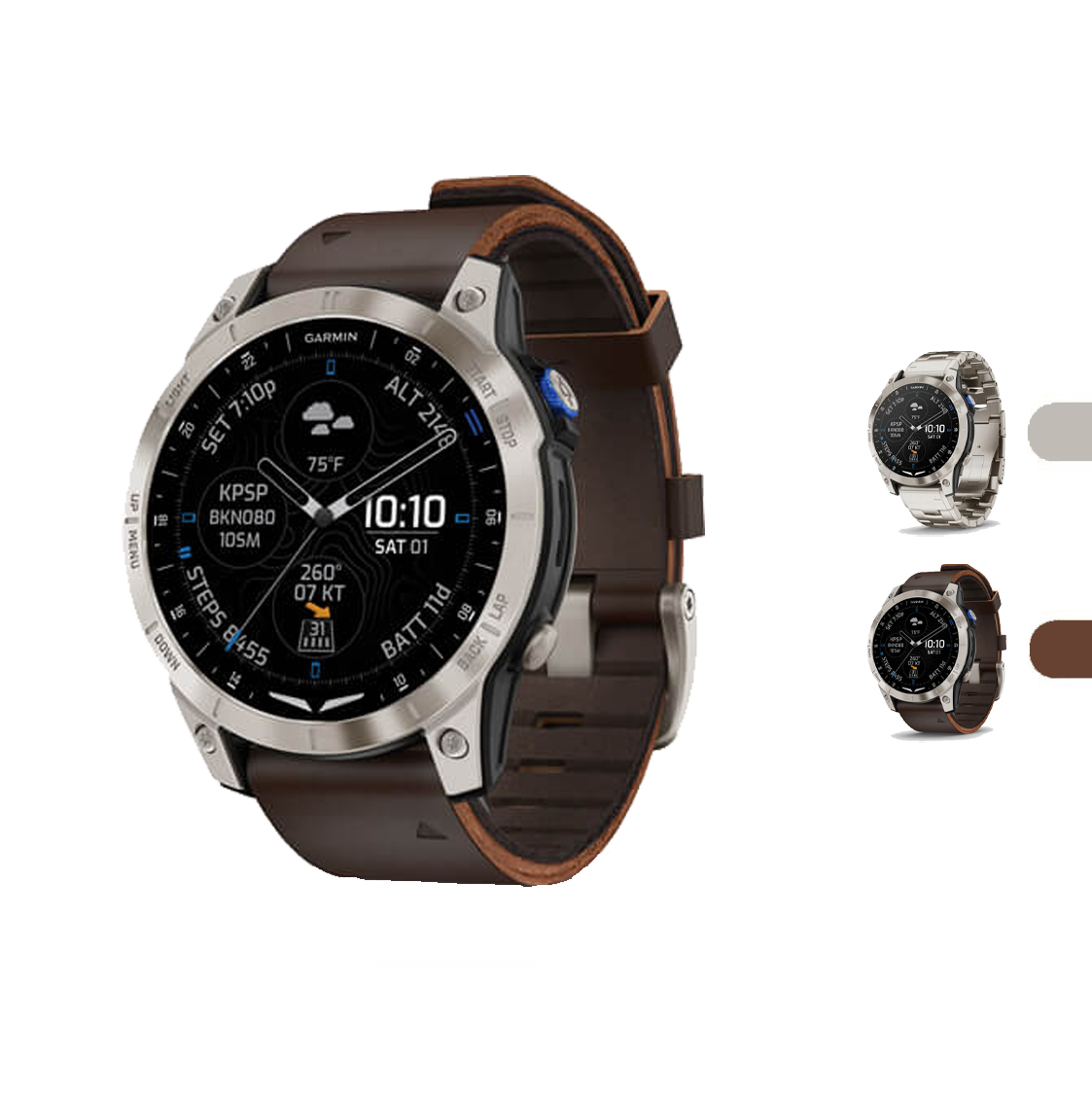  ساعة جارمن للطيارين، موديل دي 2 ماخ 1 (Garmin D2 Mach 1) 