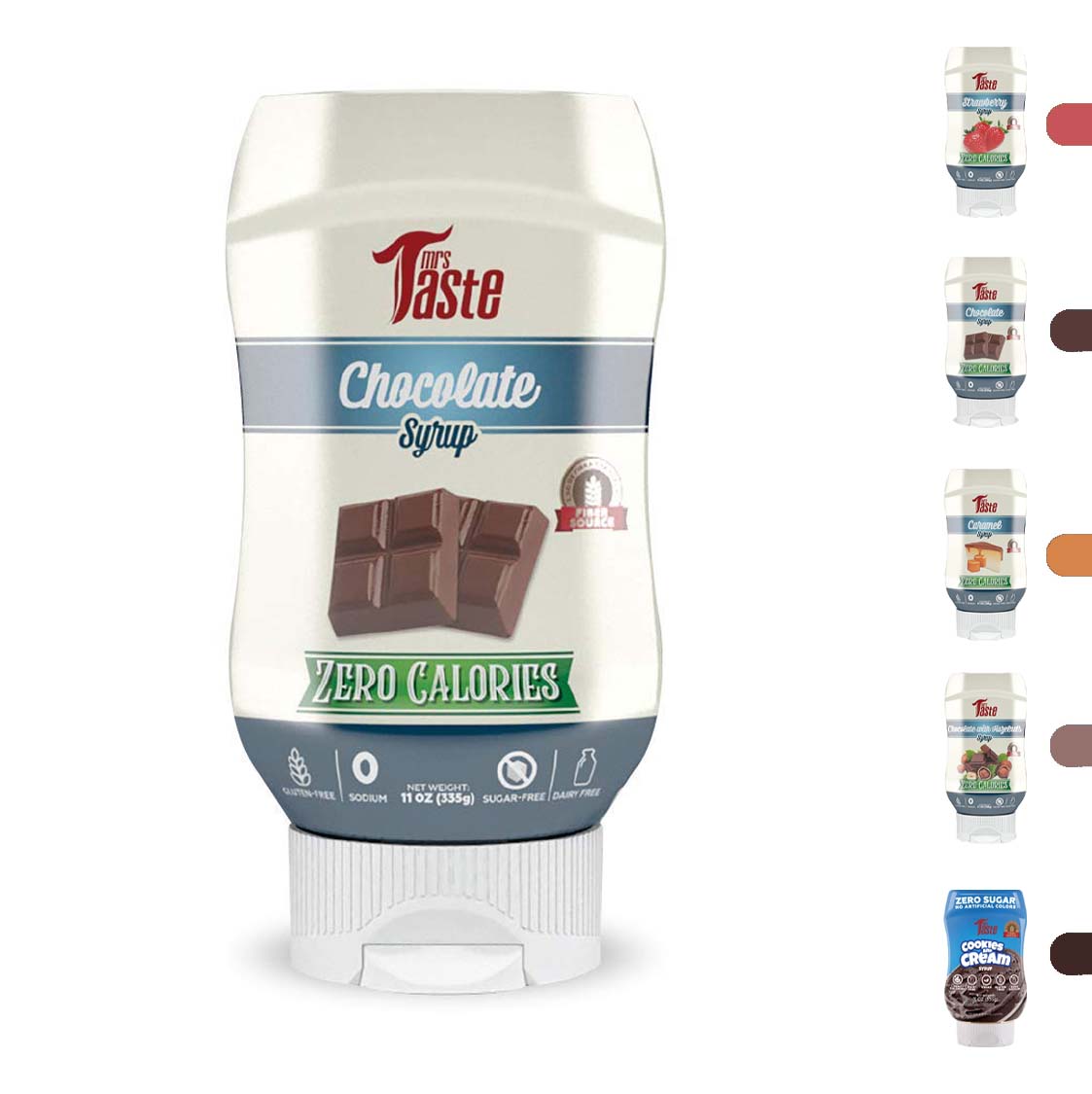  مسز تيست - سيرب صحي خالي من السكر  - Mrs Taste Healthy Syrups 