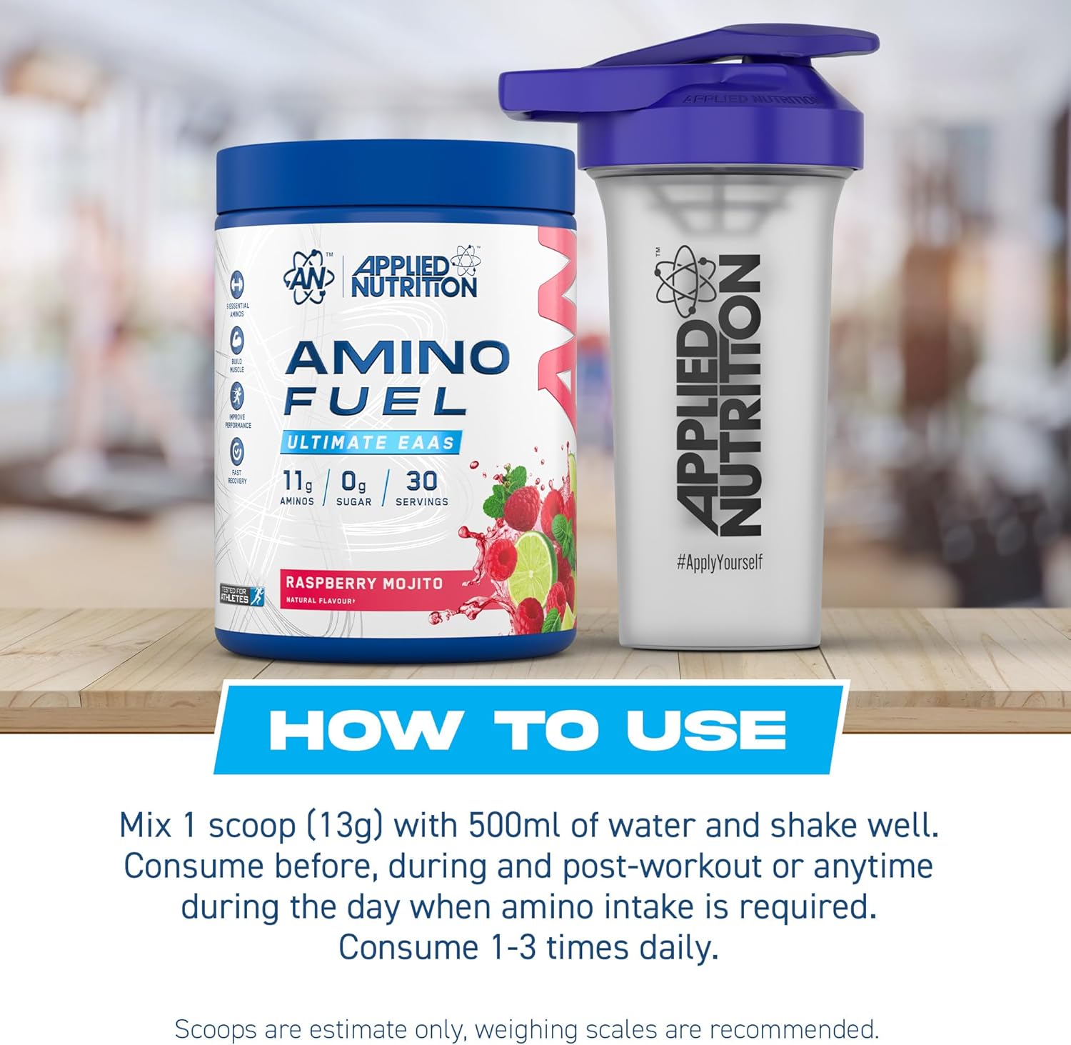  ابلايد نيوترشن - الأحماض الأمينية الأساسية (30 حصة) Applied Nutrition Amino Fule Ultimate EAAs 