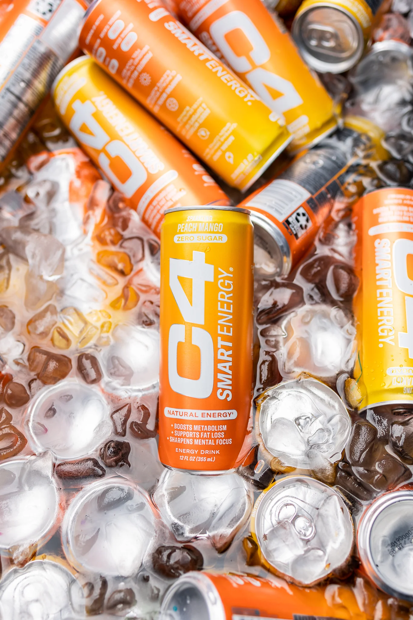  سيليكور - سي 4 مشروب طاقة الذكي قبل التمرين (12 علبة) - Cellucor - C4 Smart Energy Drink 