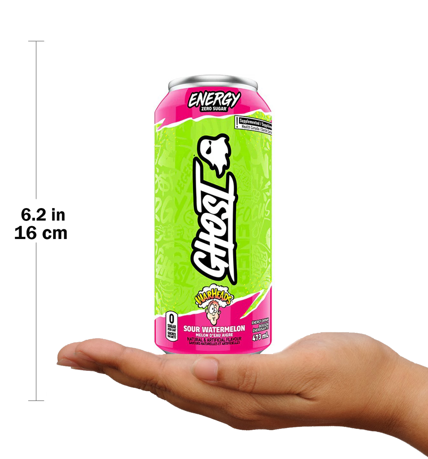  جوست - مشروب طاقة ماقبل التمرين (473 مل) - GHOST- Energy Drink Zero Sugars 