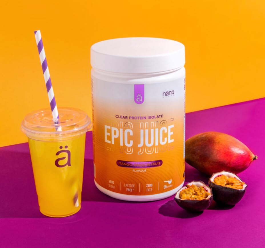  نانو سبس -  عصير ايبيك كلير واي بروتين ايزوليت (875 جم) - Nano Supps Epic Juice Whey Protein 
