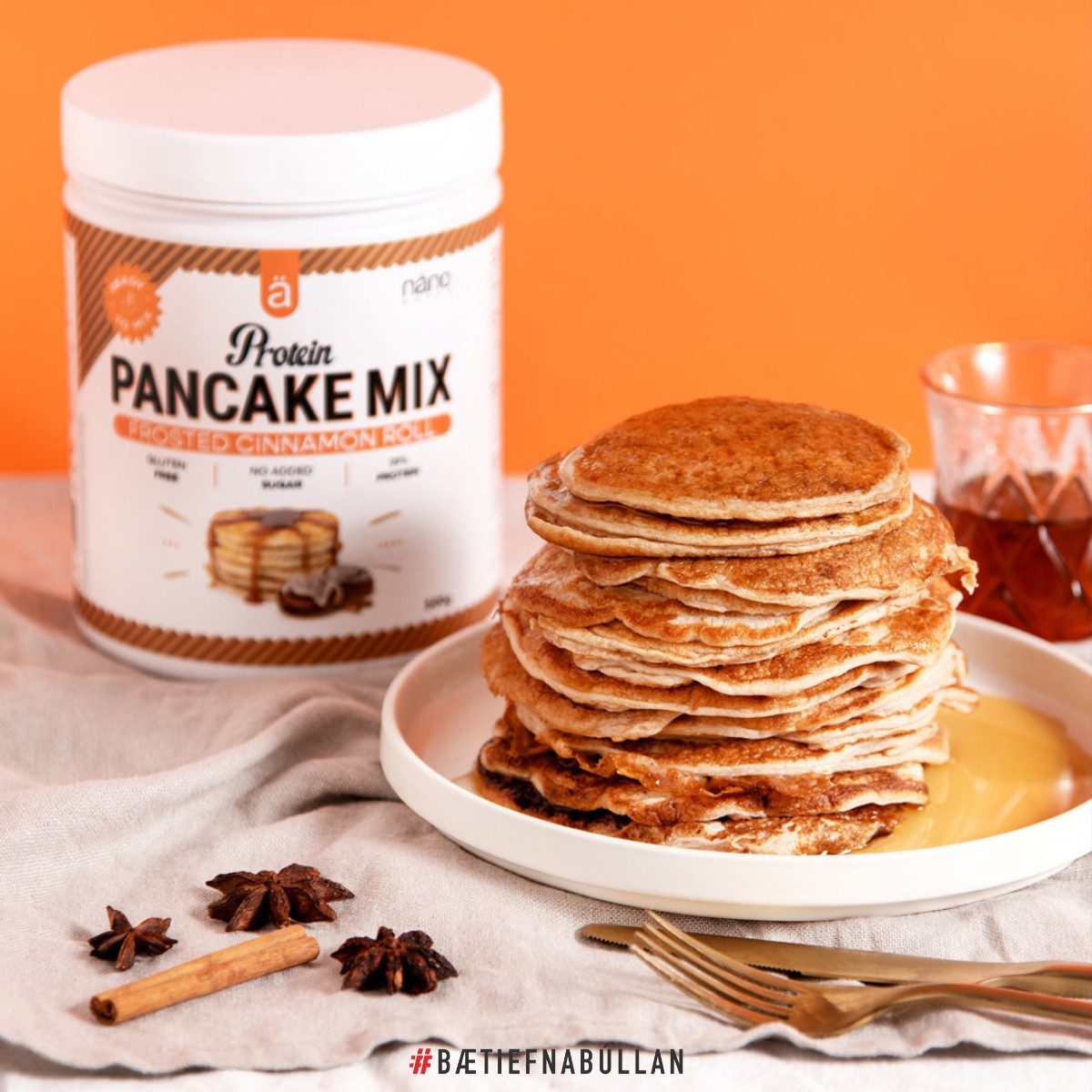  نانو سبس - بان كيك بروتين ميكس (500 جم) - Nano Supps -  Protein Pancake Mix 