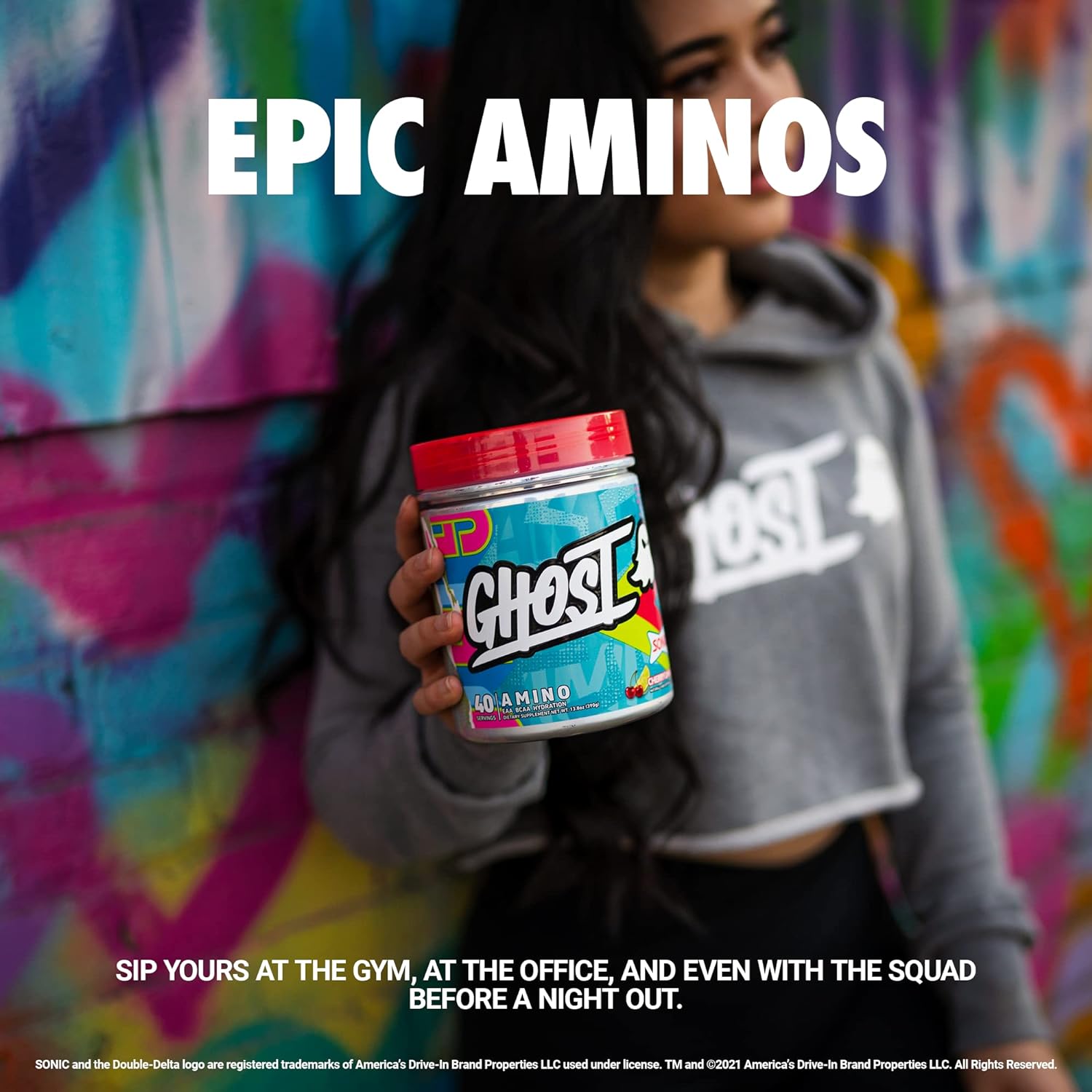  جوست - امينو الاحماض الامينية الاساسية للترطيب (40 حصة) - Ghost Amino Acid Intra-Workout 
