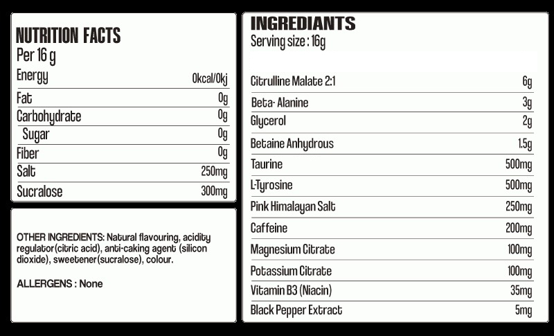  Macro Nutrition - Macro Pre-Workout 