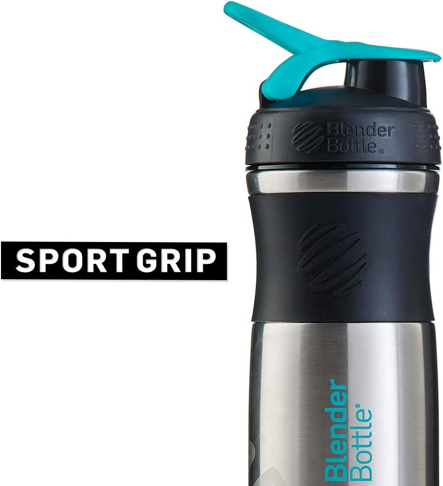  بلندر بوتل سبورت ميكسر شيكر رياضي ستانلس ستيل (850 مل) - BlenderBottle SportMixer Stainless Steel 