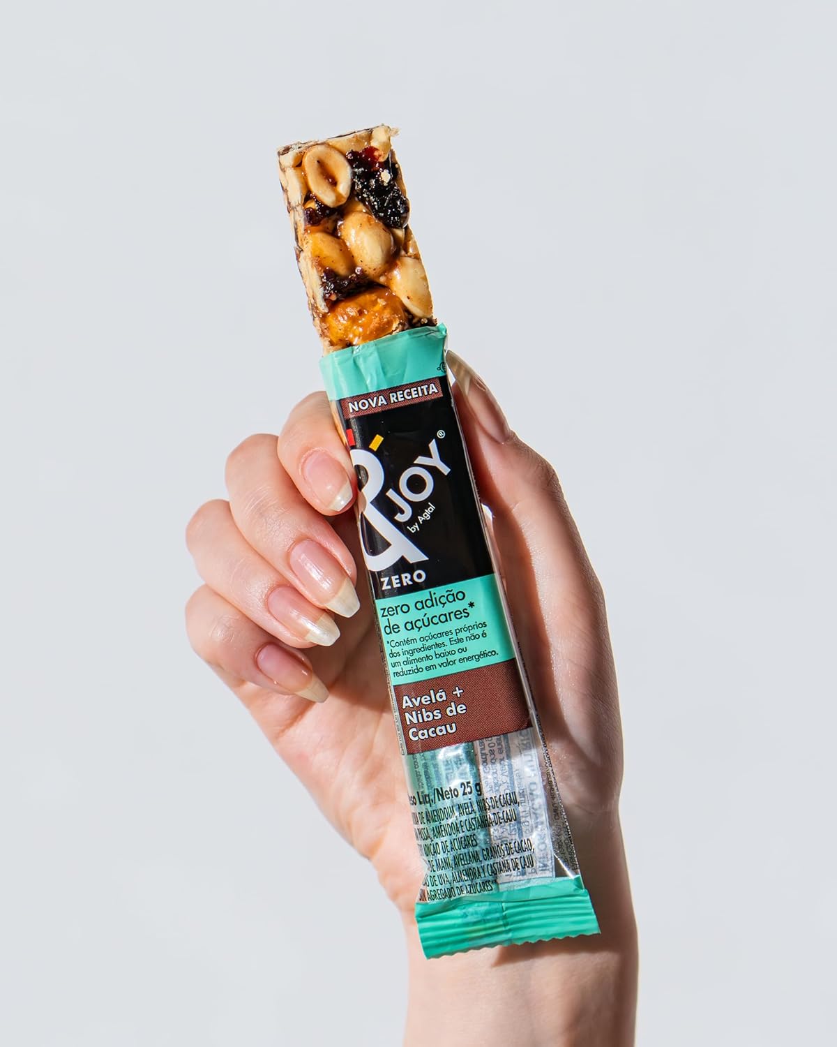  جوي - انجوى بار مكسرات الخالي من السكر (12 بار) - Enjoy snacks Enjoy Zero Sugar Nuts Bar 