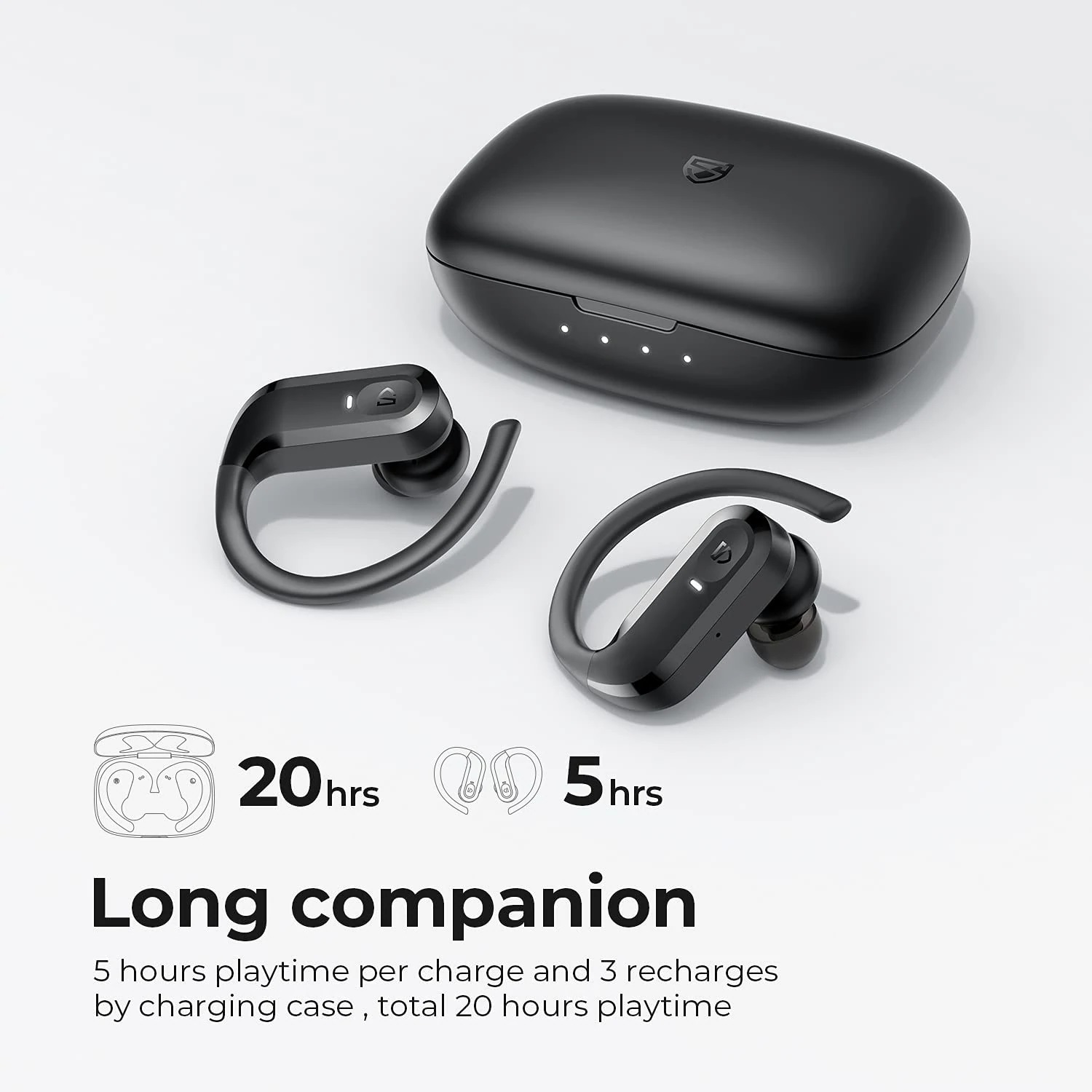  ساوندبيتس سماعة رياضية لاسلكية ، موديل اس 5 -(SoundPEATS S5) 