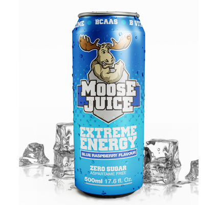  ماسل موس  - موس جوس مشروب طاقة (12 علبة) - Muscle Moose Juice Extreme Energy 