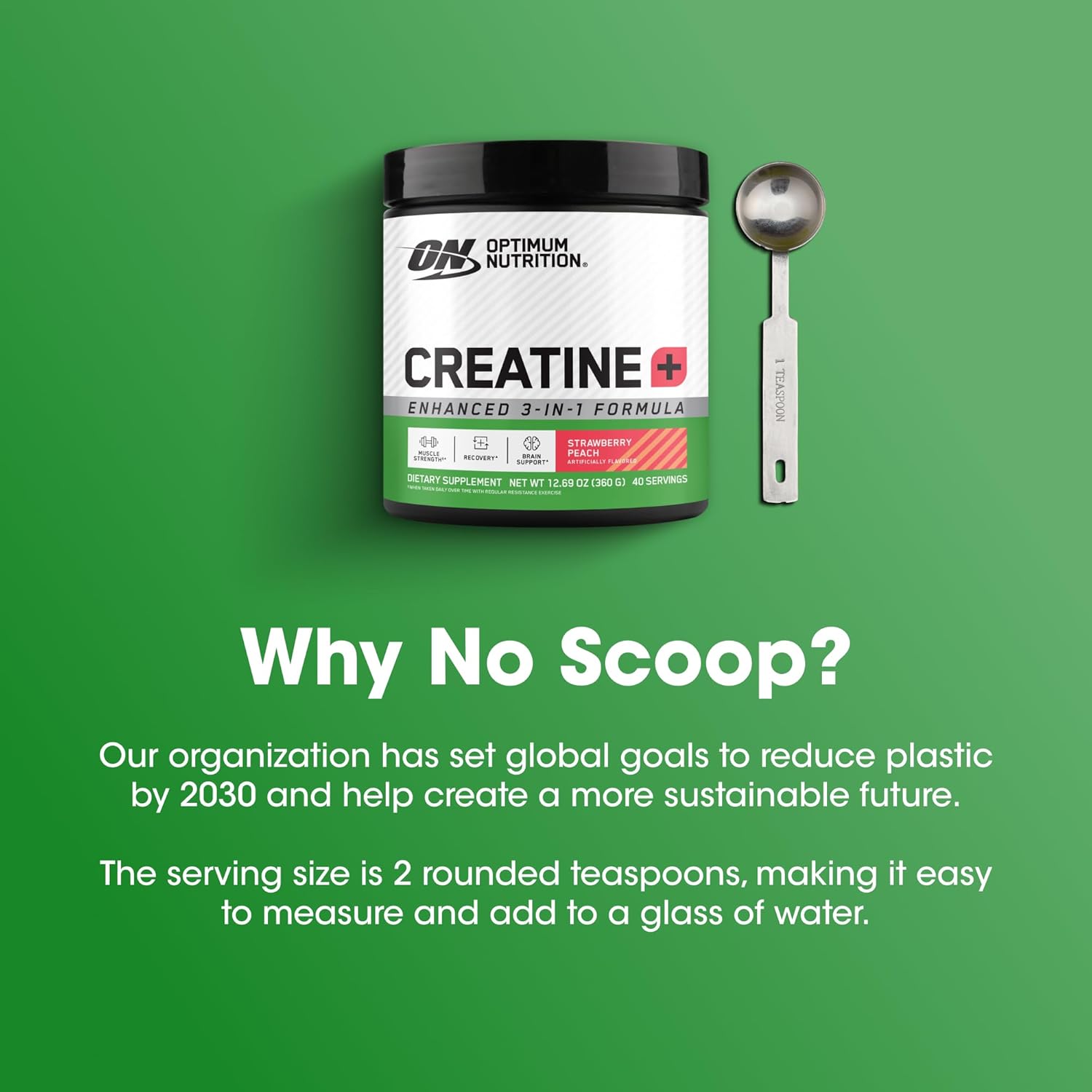  اوبتيموم نيوتريشن - كرياتين مونوهيدرات بلس (360 جم) - Optimum Nutrition Creatine Monohydrate Plus 