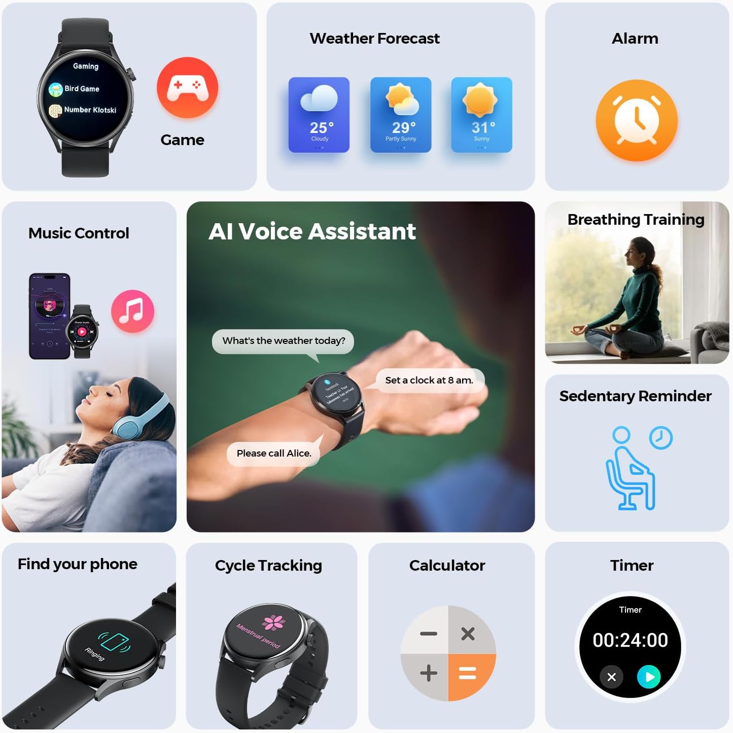  SoundPEATS - Smart Watch Model Watch 4 