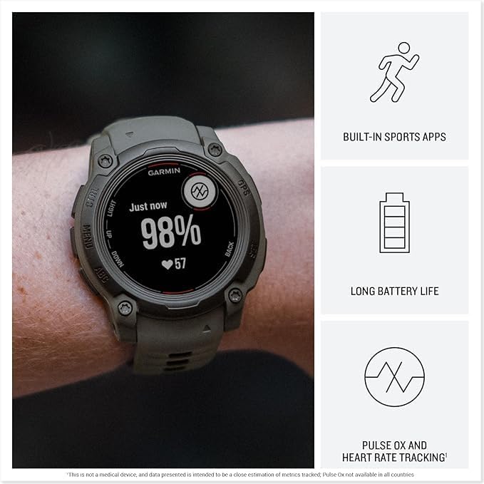 ساعة جارمن الرياضية موديل انستنكت اي (Garmin Instinct E)