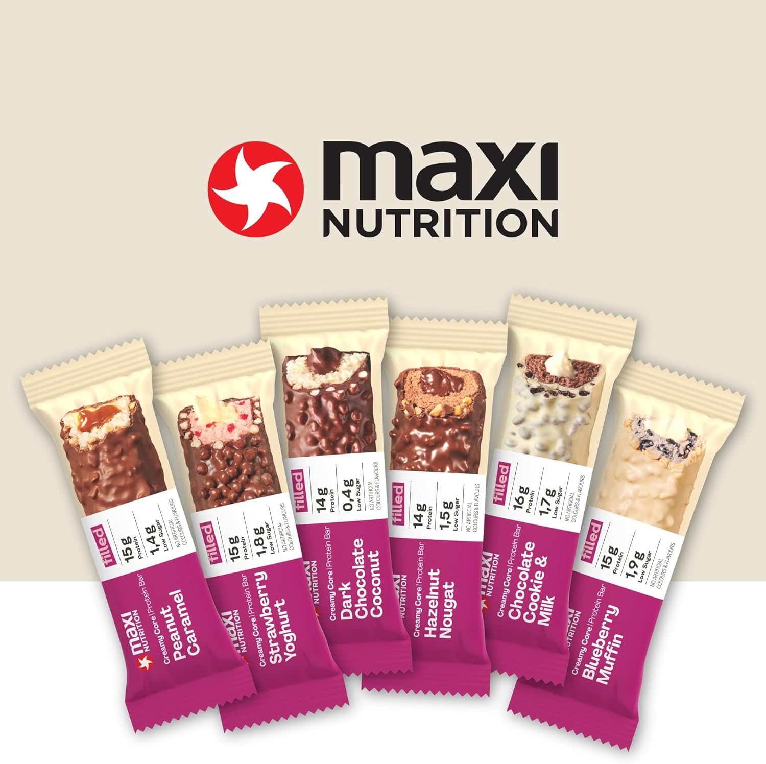  Maxinutrition - Creamy Core Protein Bar (12 Bar) 