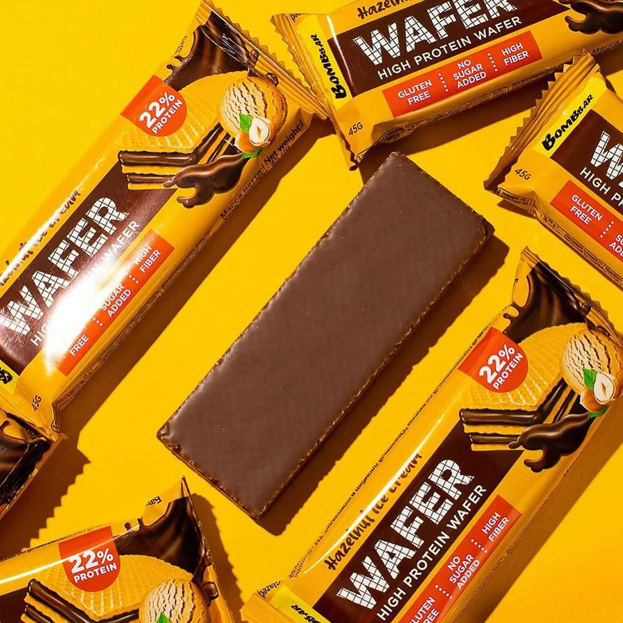  بومب بار - ويفر عالي البروتين - BombBar High-Protein Wafer 