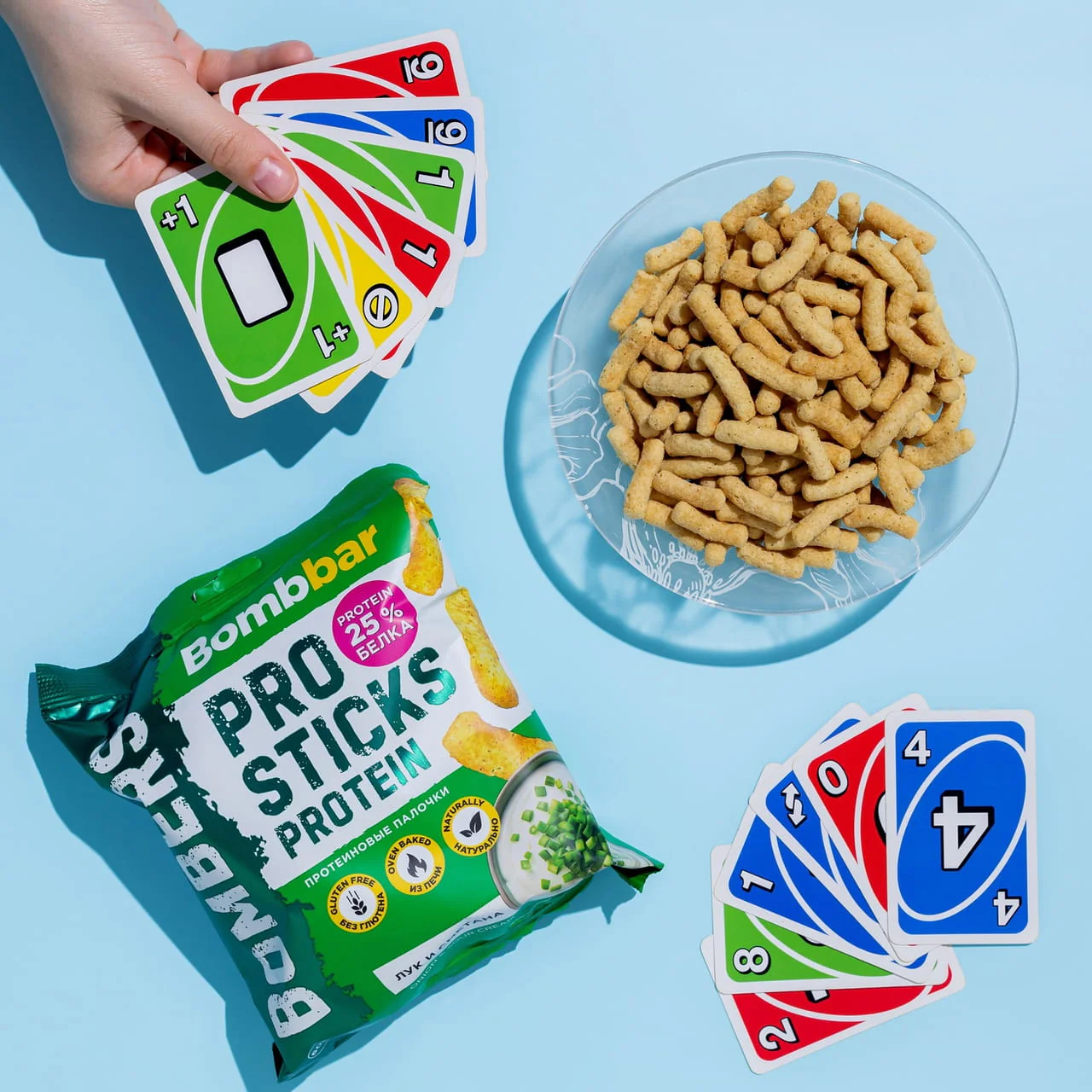  بومب بار - برو ستيكس بروتين - Bombbar - Protein Corn Sticks 