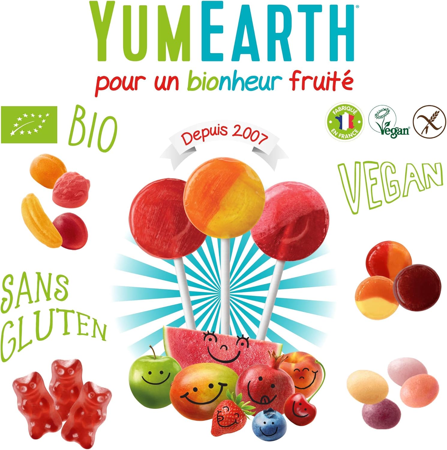  Yum Earth - Organic Fruit Pops 