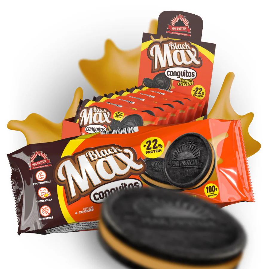  ماكس بروتين -  بلاك ماكس كونغيتوس كوكيز بروتين - Max Protein Black Max Protein Cookies 