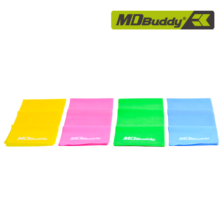  مجموعة أربطة المقاومة المطاطية -Set of Resistance Elastic Bands 4 Leve 