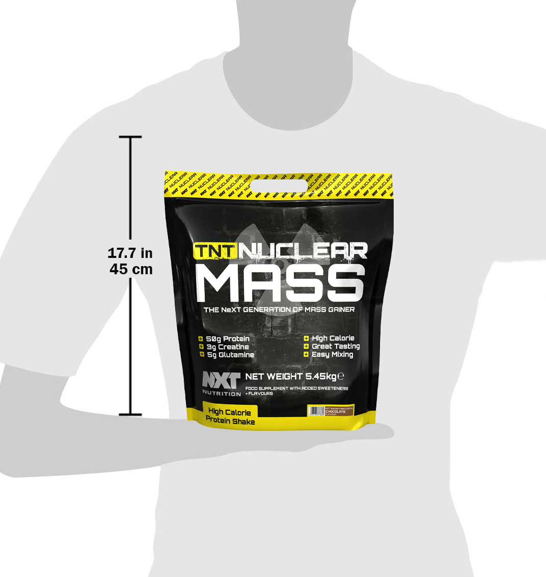  نكست نيوتريشن - تي إن تي نيوكلار ماس جينر (5.4 كجم) - NXT Nutrition TNT Nuclear Mass Gainer 