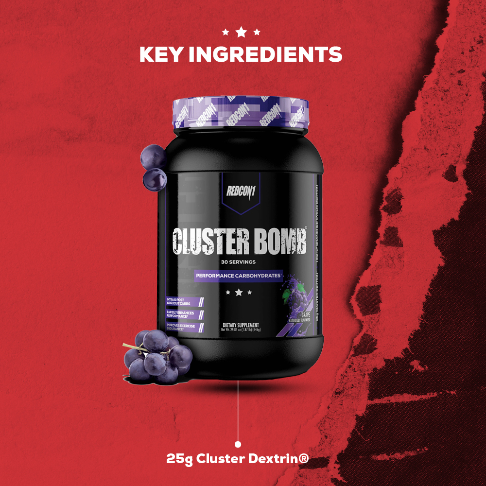  ريدكون 1 - كلاستر بومب كارب Redcon1 Cluster Bomb - Post Workout Carbs 