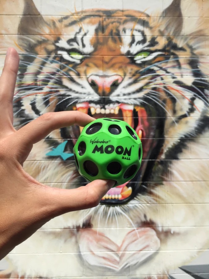  وابوبا مون كرة نطاطة أخضر-   Waboba Moon ball green 
