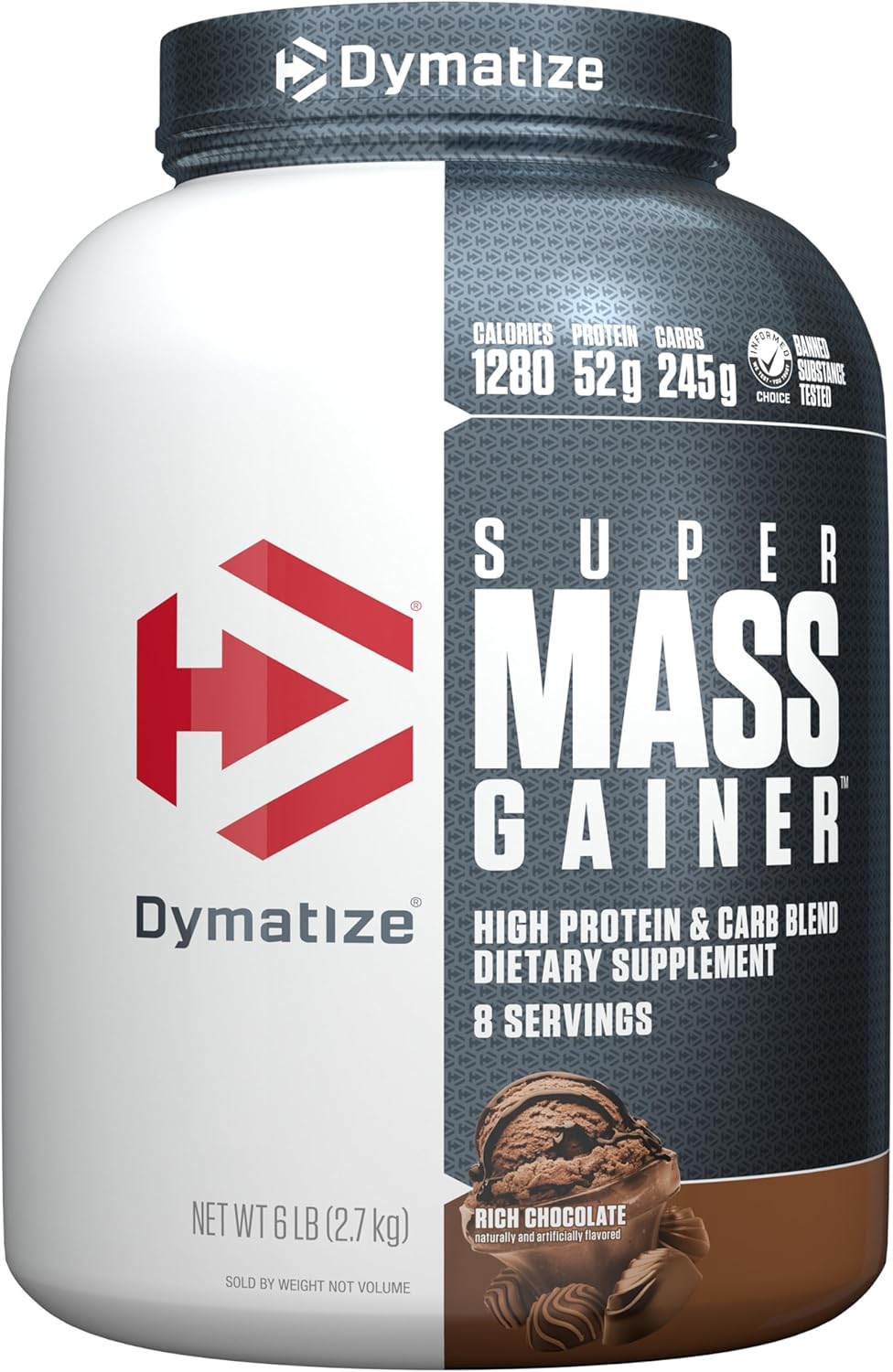  ديماتيز - سوبر ماس جينر لزيادة الوزن ( 6 باوند ) - Dymatize Super Mass Gainer 