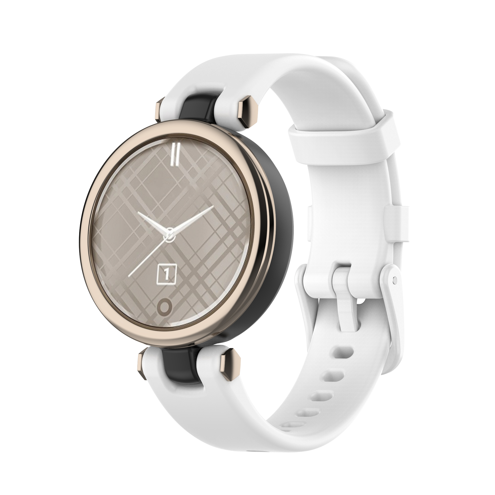  Silicone Replacement Band for Garmin lily Watch white 