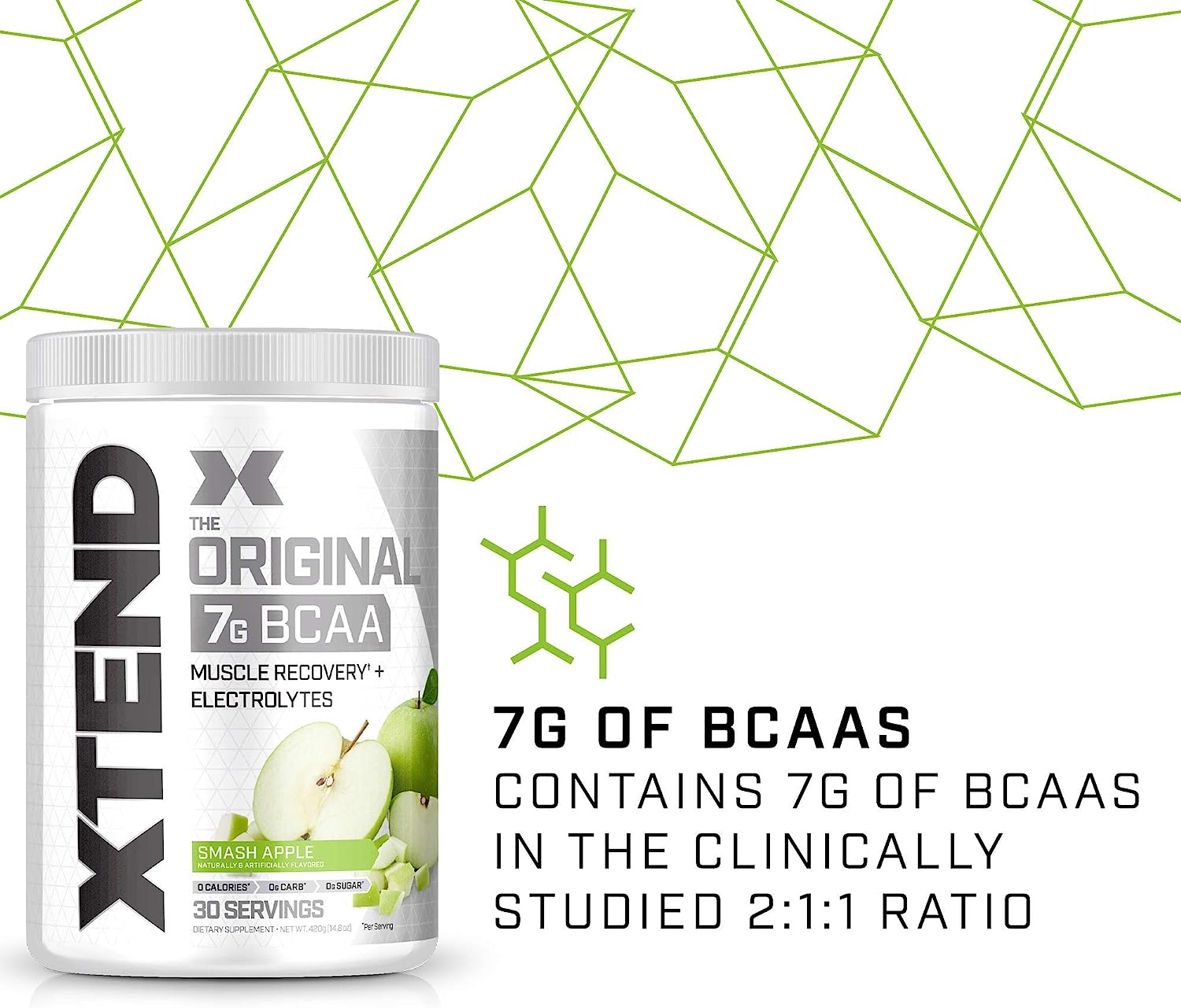  إكستند أوريجينال 7 غ أحماض امينية متفرعة BCAA (30 حصة غذائية) XTEND THE ORIGINAL 7G BCAA 