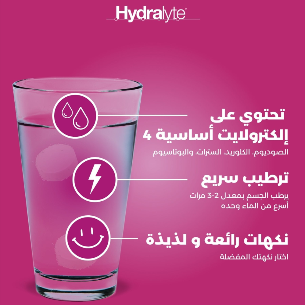 (Hydralyte - Effervescent Electrolyte Tablet (20Tablet 