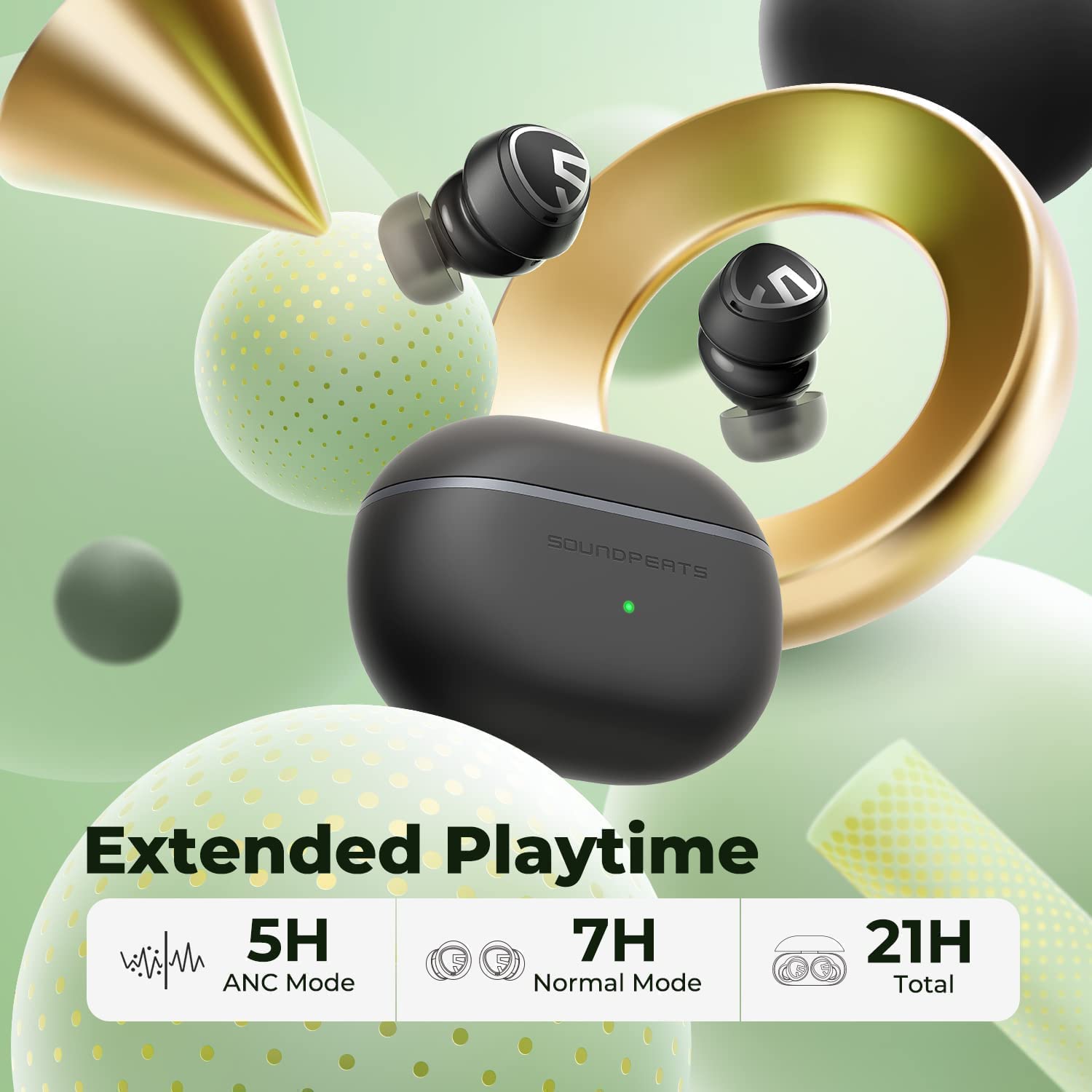  ساوند بيتس سماعة لاسلكية  ترو ميني برو - SoundPEATS TrueMini Pro 