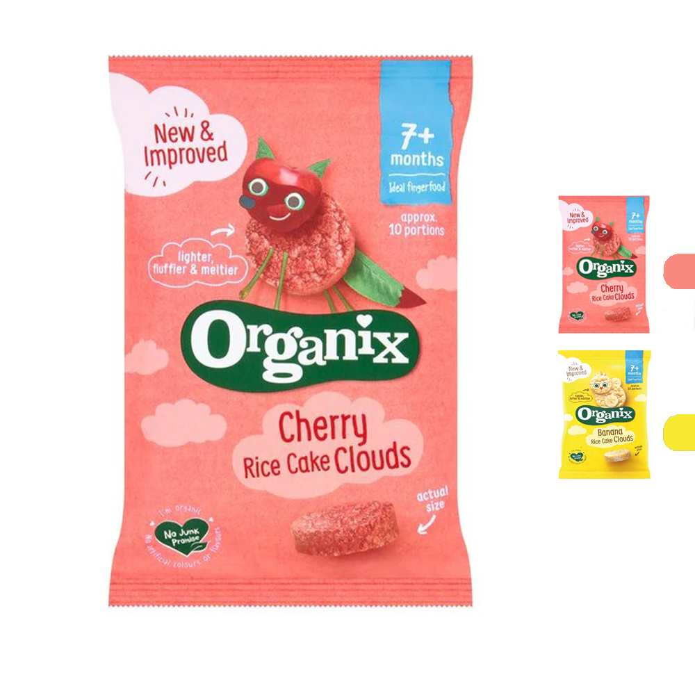  اورجانيكس كيك الأرز العضوي Organix Organic Rice Cake Clouds 