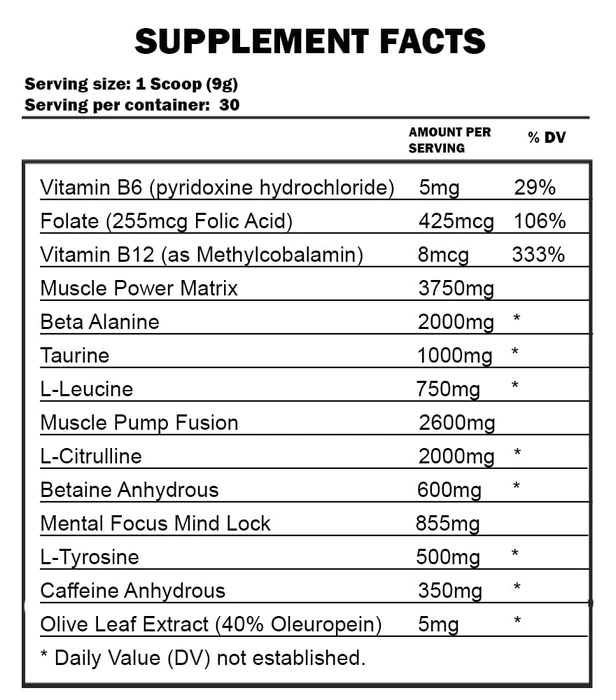  جي أن إكس سبورت ذا شادو JNX Sports The Shadow Pre Workout 