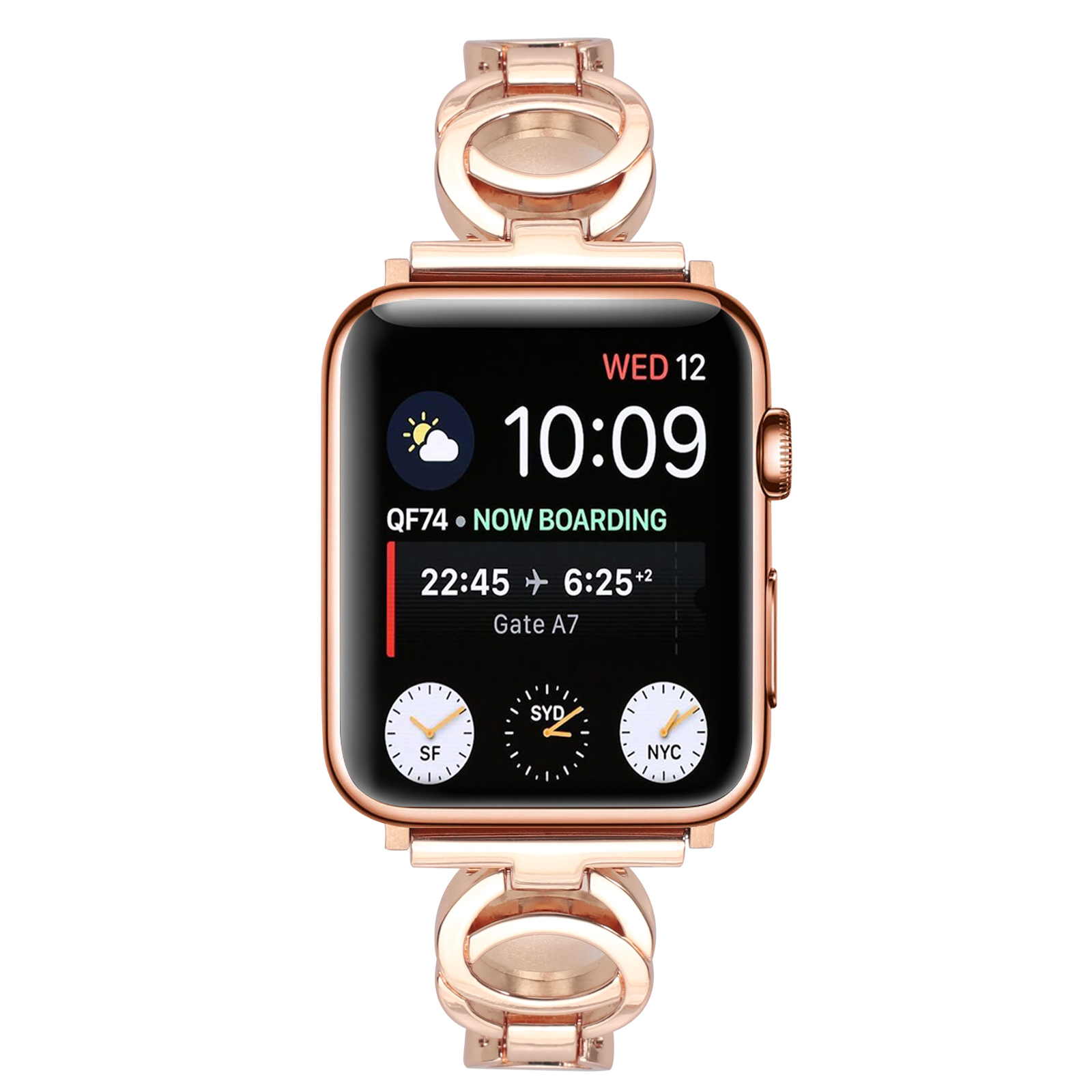  سوار معدني نسائي لساعة ابل - Women Strap for Apple watch 