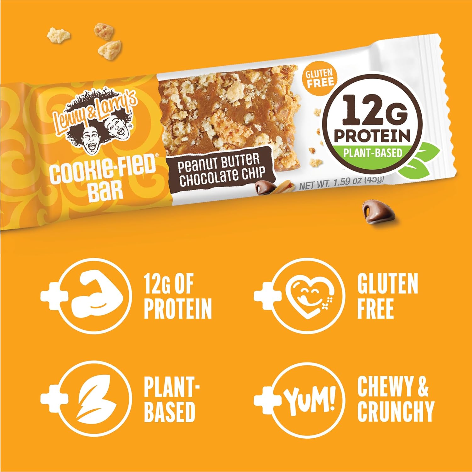  Lenny and Larry'S - The Complete Cookie - Fied Bar (9 pieces) 