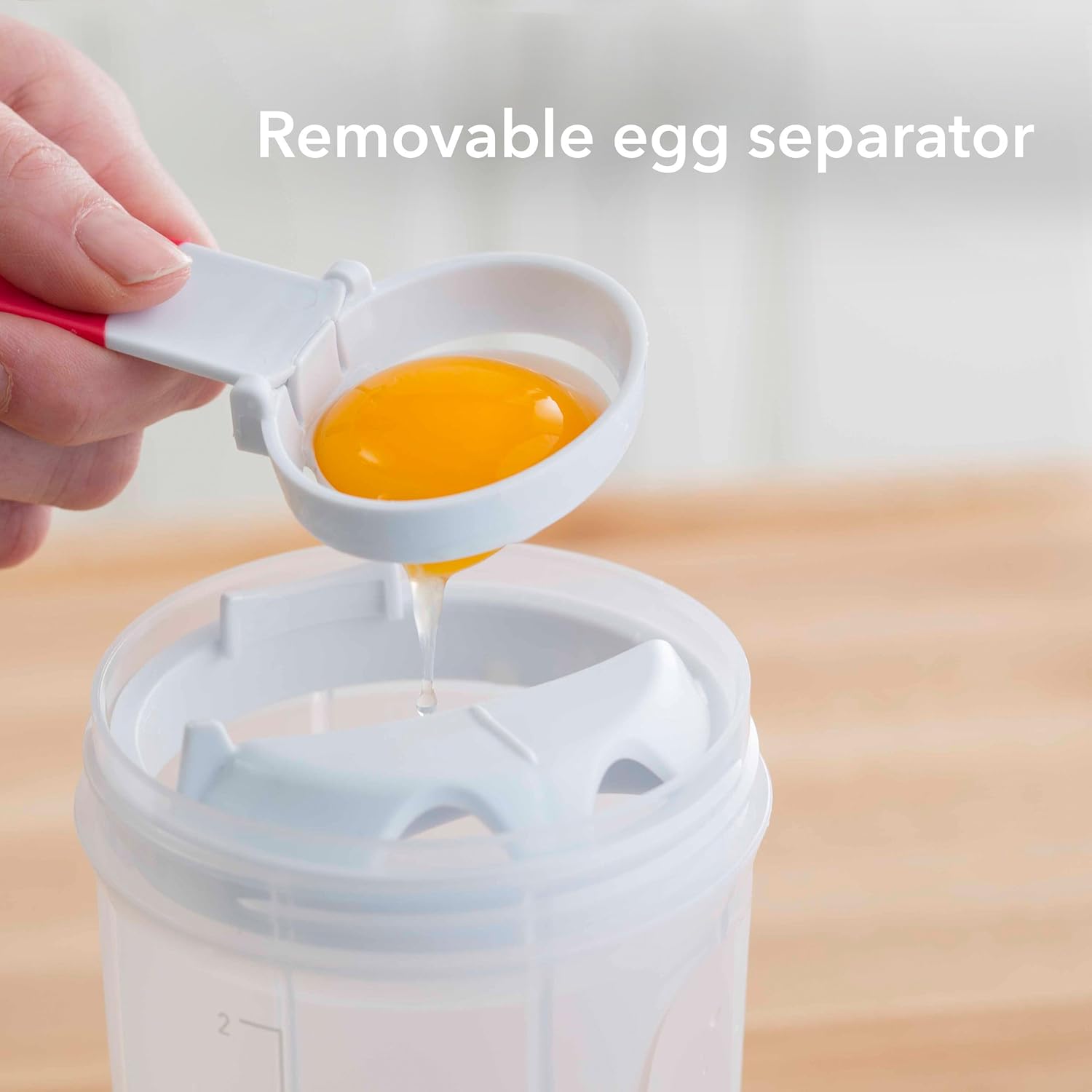  بلندر بوتل - ويسكوير خلاط بيض يدوي (591 مل) - BlenderBottle Whiskware Egg Mixer 
