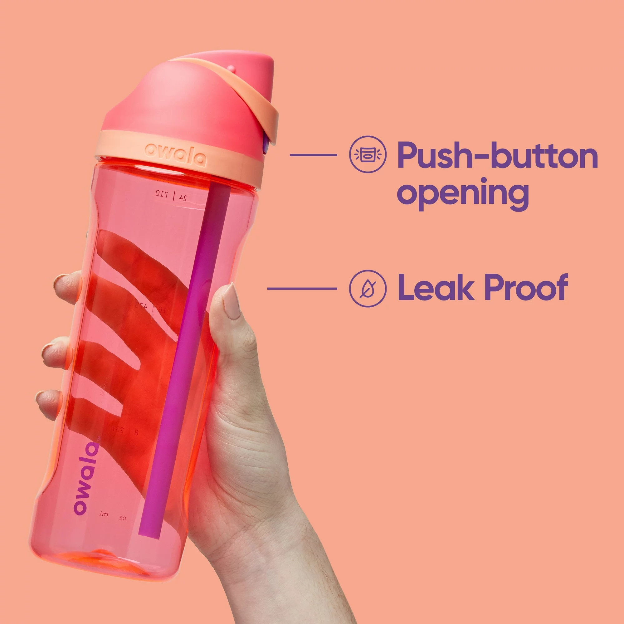  أوالا فري سيب زجاجة مياه تريتان - Owala FreeSip Tritan Water Bottle 