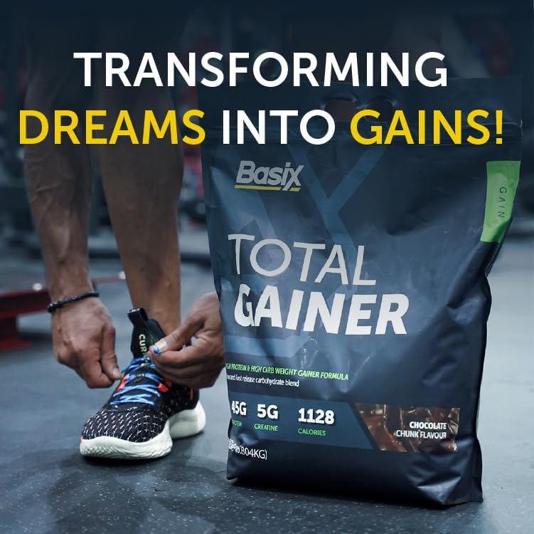  بيسيكس - توتال جينر عالي البروتين والكارب - Basix Muscle Whey Protein 