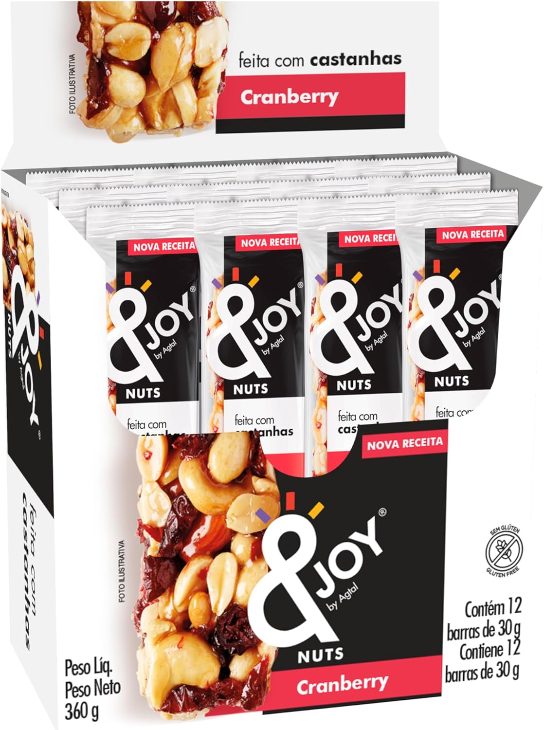 جوي - انجوى بار مكسرات (12 بار) - Enjoy snacks Enjoy Nuts Bar 
